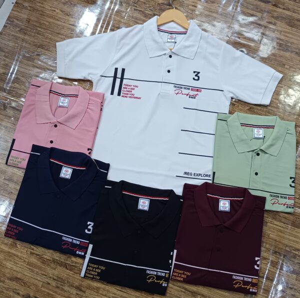 Men's Fashion Trend Polo Shirt-3