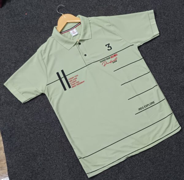 Men's Fashion Trend Polo Shirt-3 - Image 4